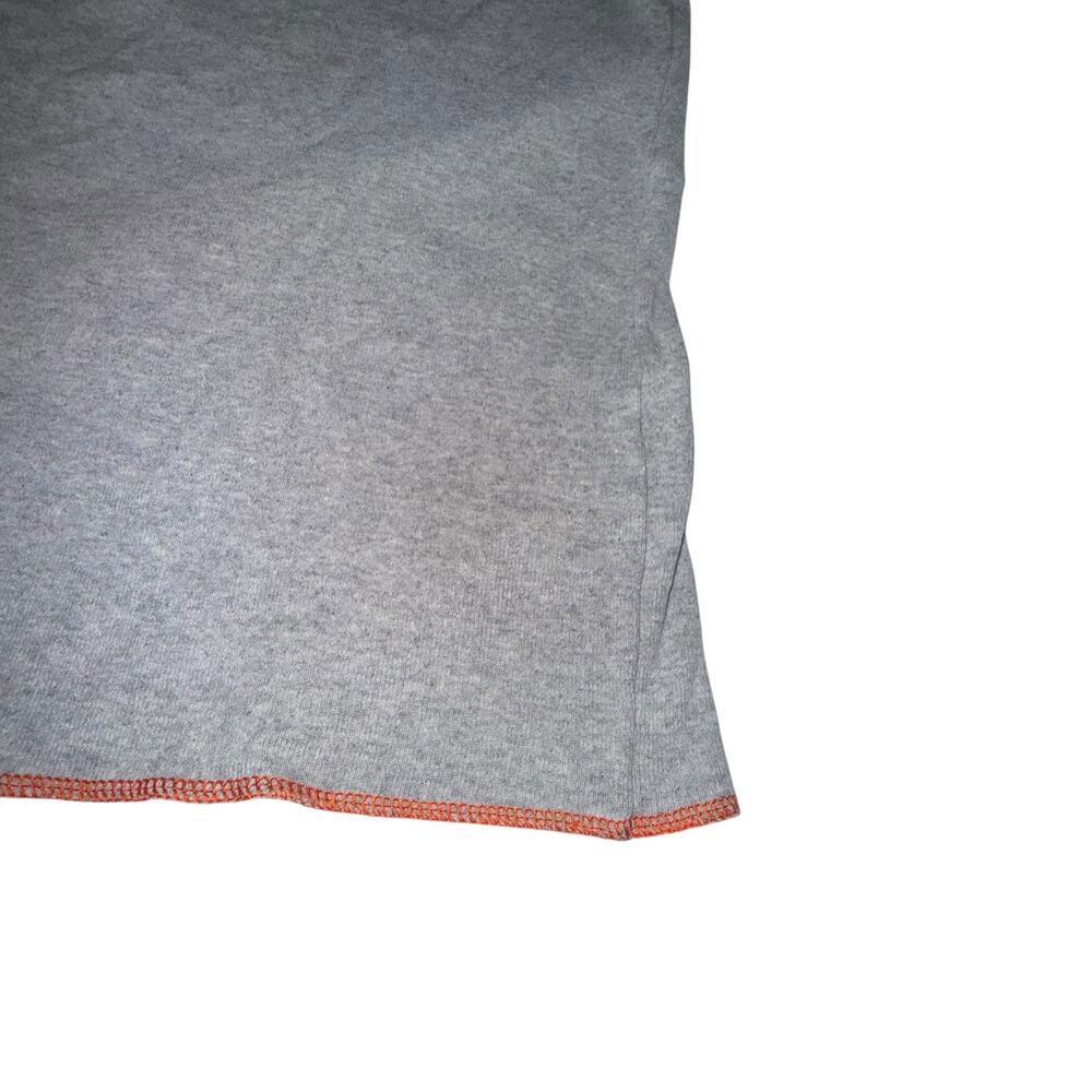 Harley-Davidson Women’s Gray Long Sleeve V-Neck T Shirt Orange Trim Tacoma WA LG - Picture 5 of 10